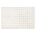 Cream Bubble Faux Fur Rug