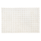 Cream Bubble Faux Fur Rug