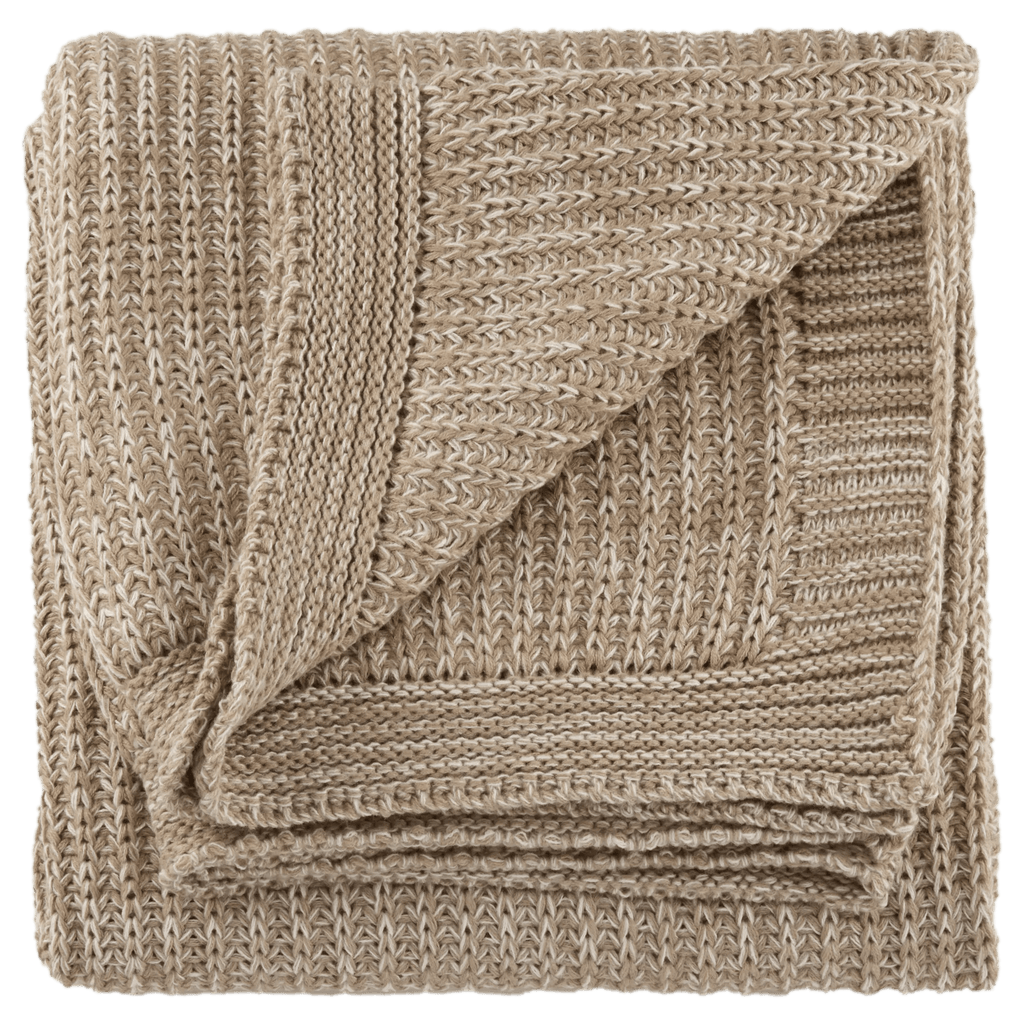 Taupe Ribba Throw