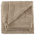 Taupe Ribba Throw