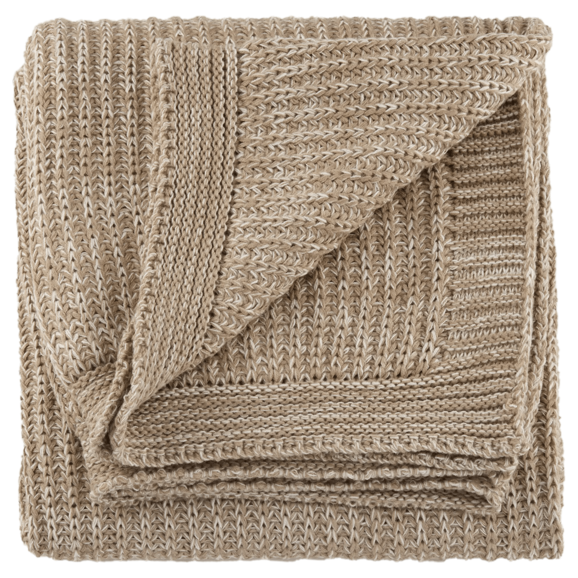 Taupe Ribba Throw