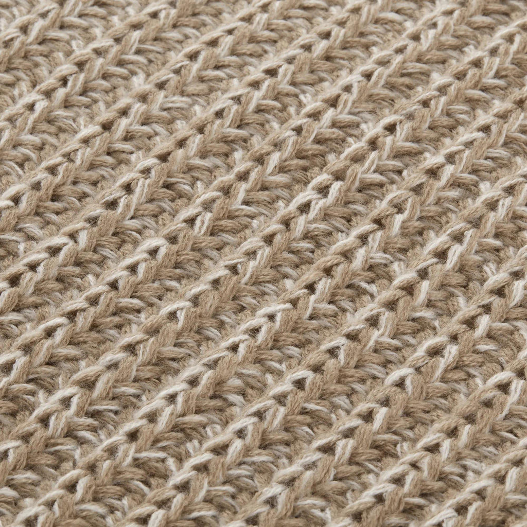 Taupe Ribba Throw