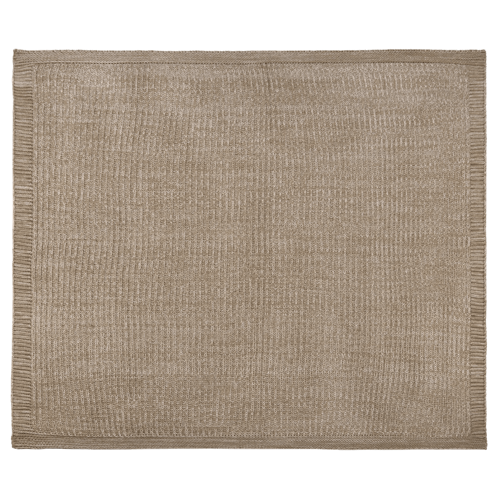 Taupe Ribba Throw