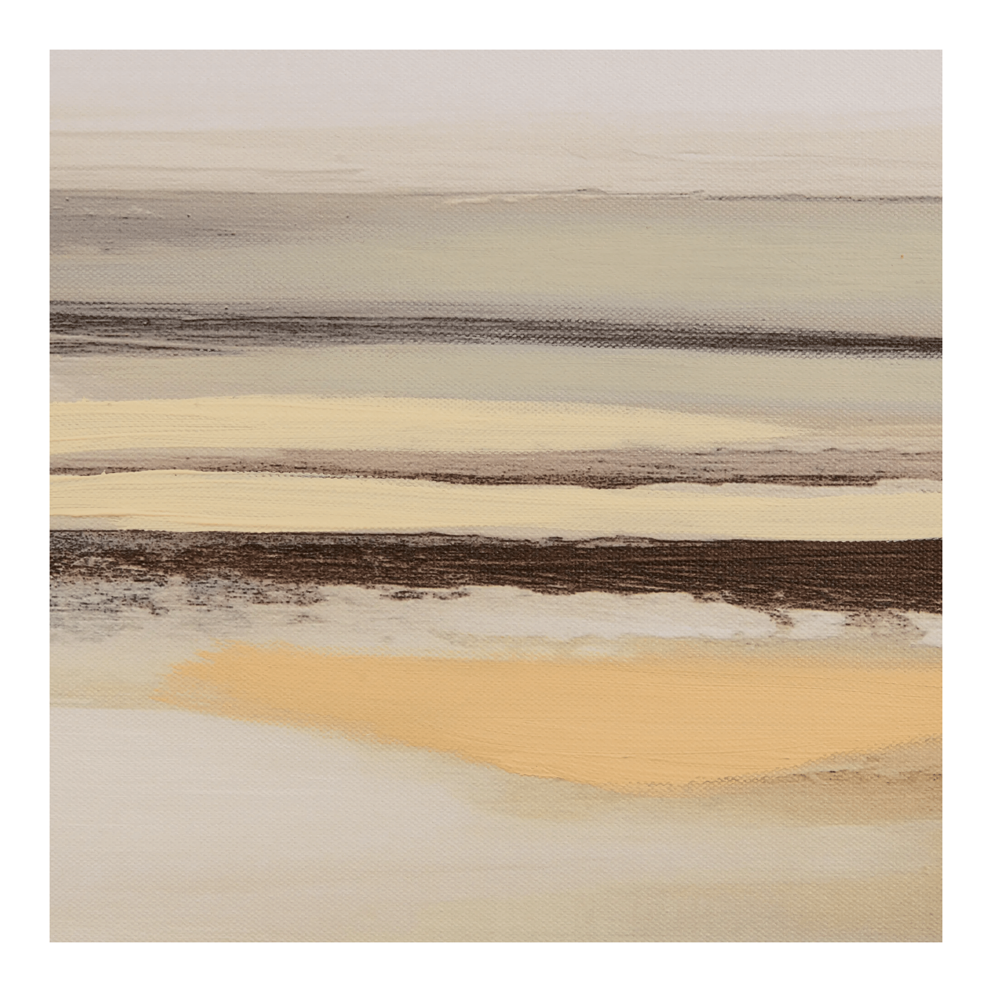 Abstract Framed Canvas