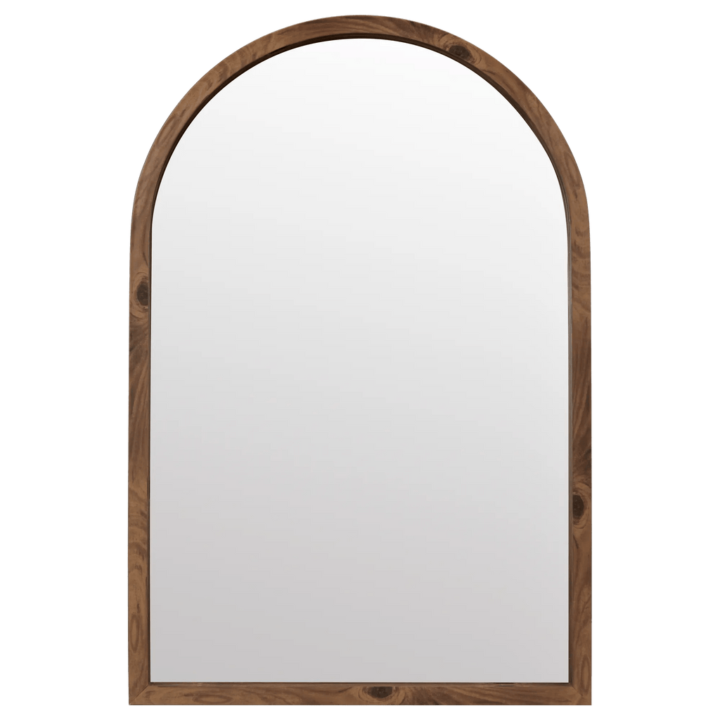 Wood Frame Arch Mirror