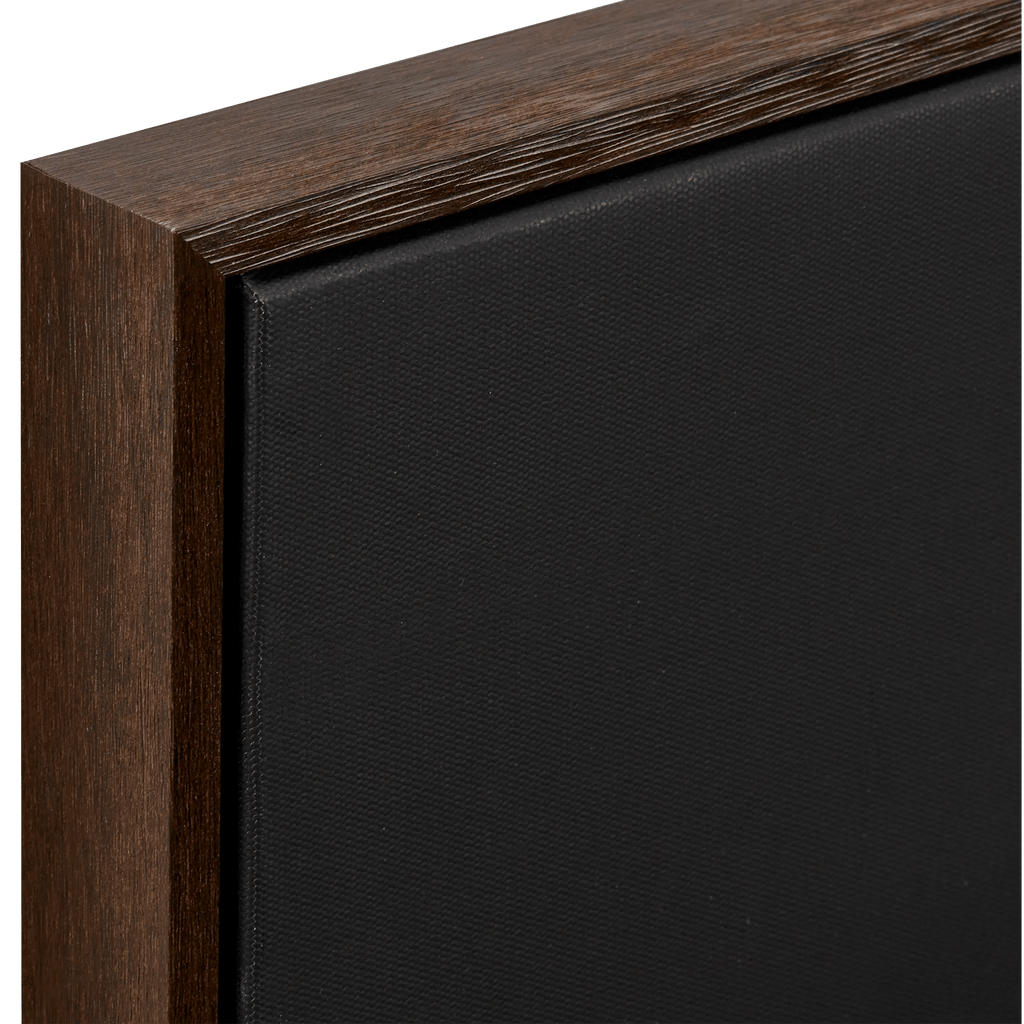 Highland Cow Profile Framed Canvas