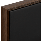 Highland Cow Profile Framed Canvas