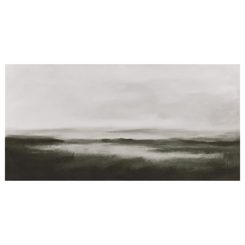 Gel-Embellished Natural Landscape Framed Art