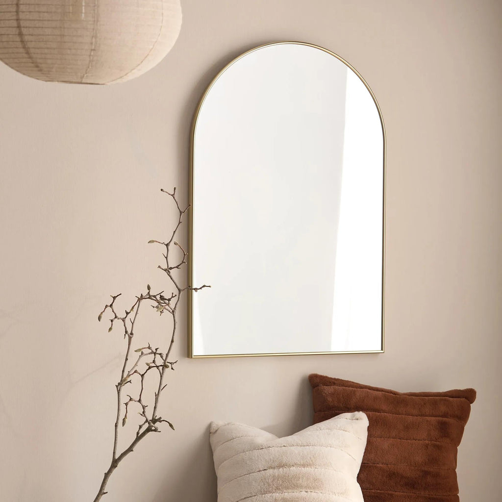 Gold Arched Mirror