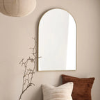 Gold Arched Mirror