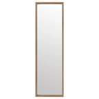 Full-Size Mirror with Wood Frame