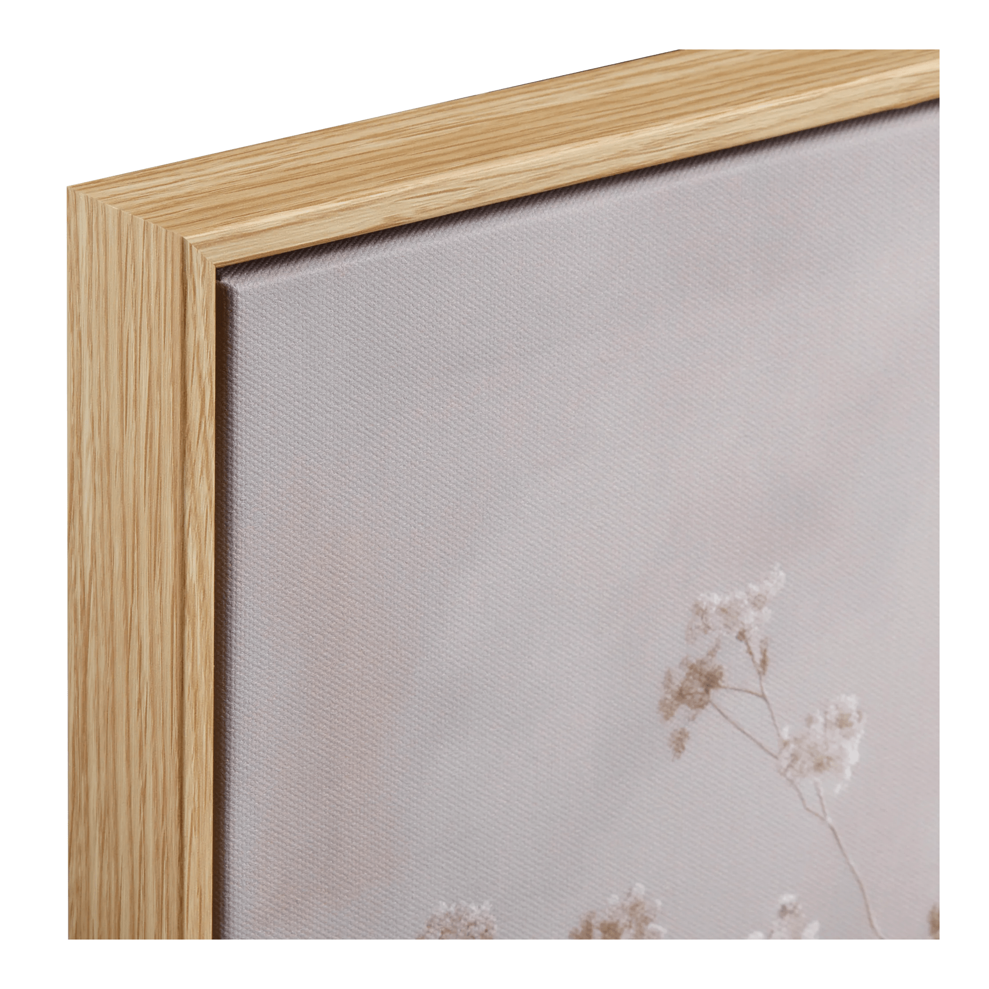 Stems in White Vase Framed Canvas