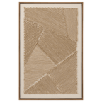 Corded Abstract Framed Art