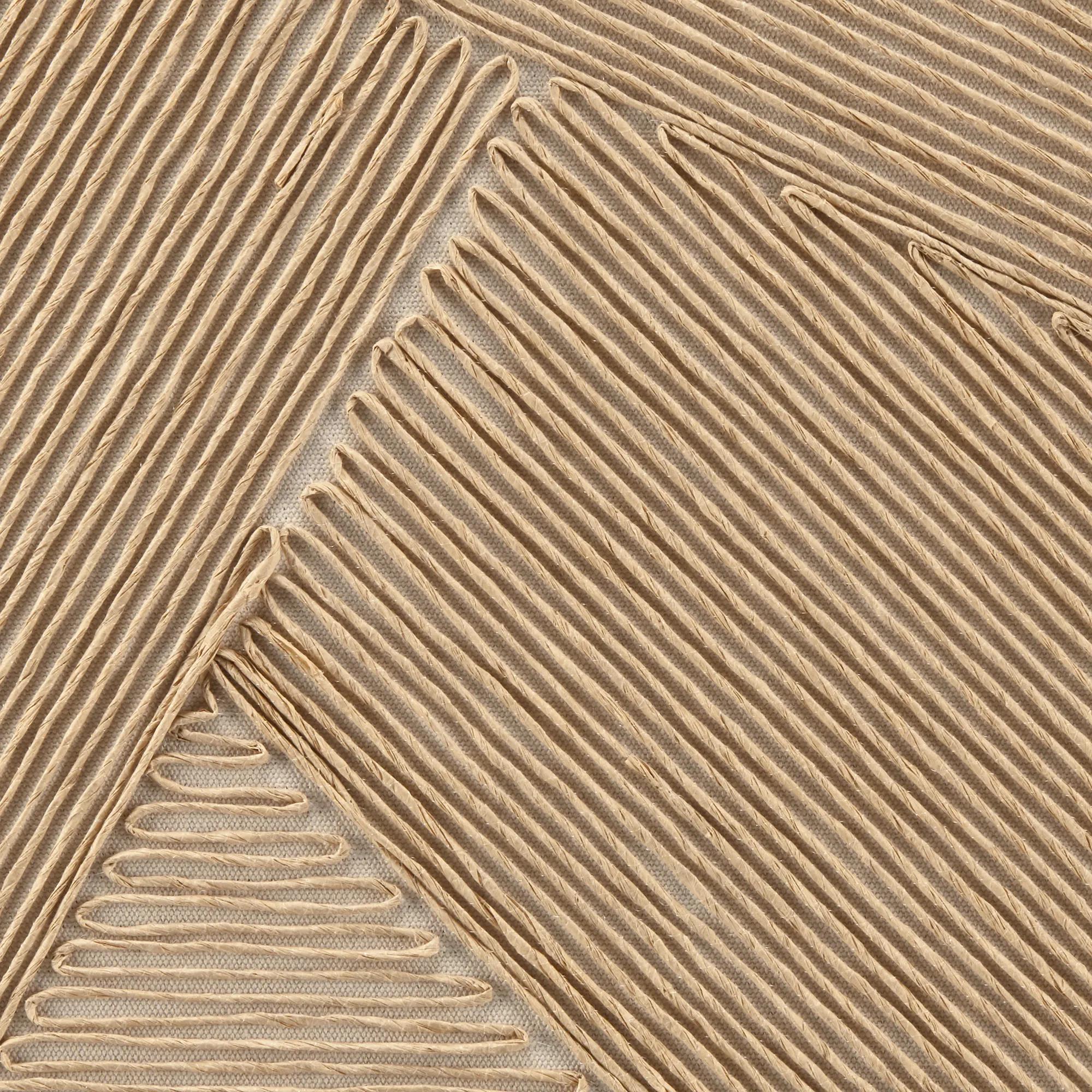 Corded Abstract Framed Art