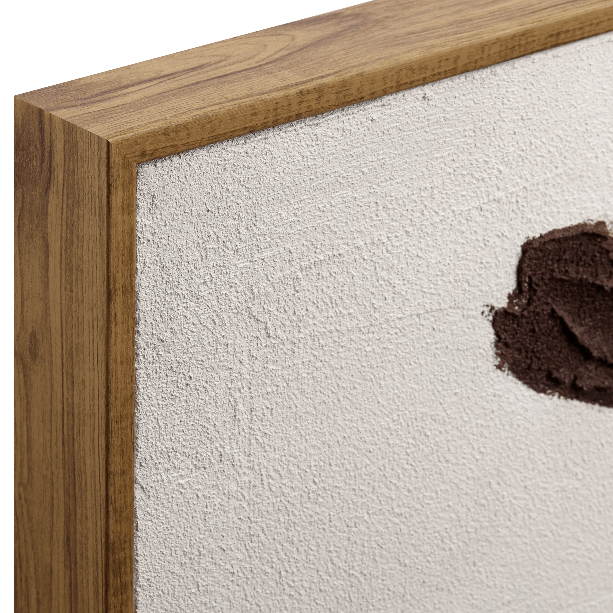 Burgundy Flowers Framed Oil Painting