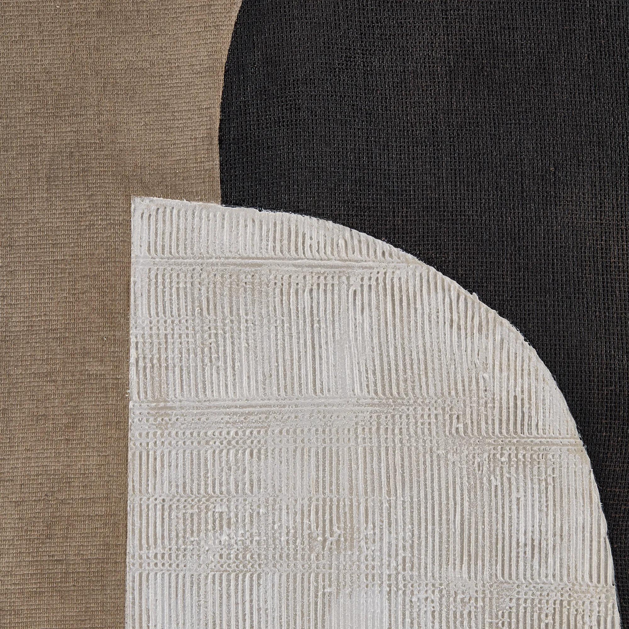 Neutral Color Block Oil Painting