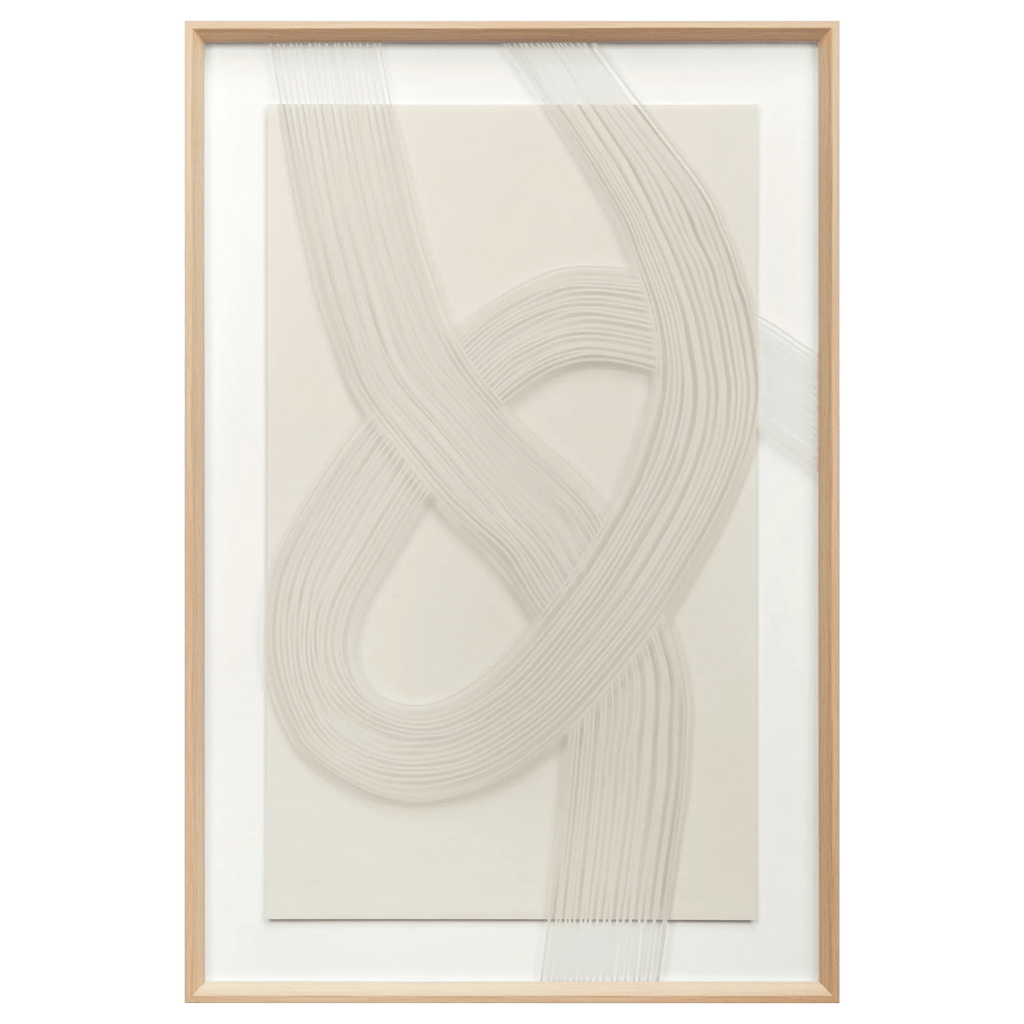 3D Lines on Glass Art