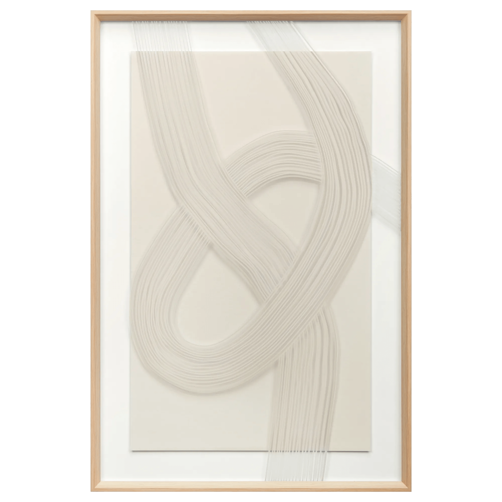 3D Lines on Glass Art