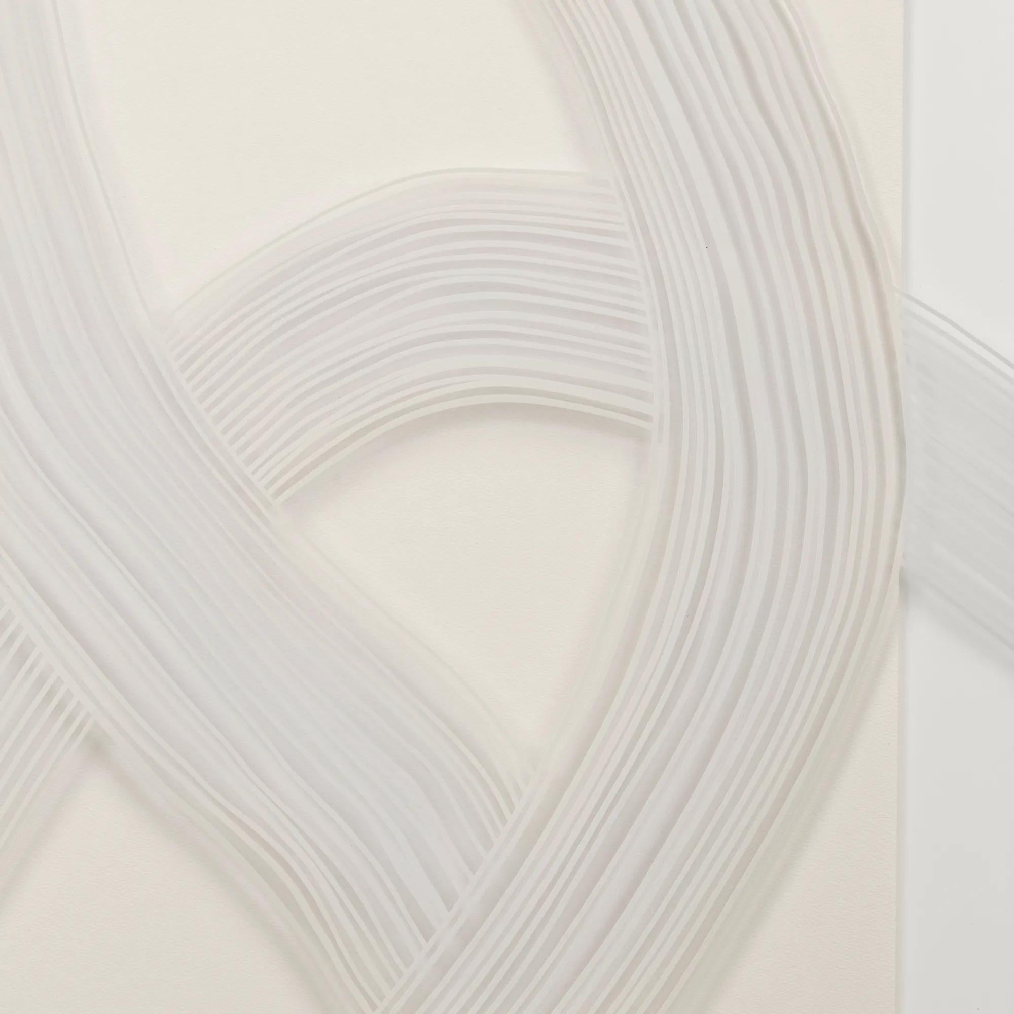 3D Lines on Glass Art