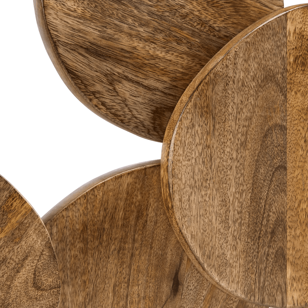 Mango Wood Triangles Wall Decor