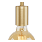 Gold Table Lamp With Scalloped Base