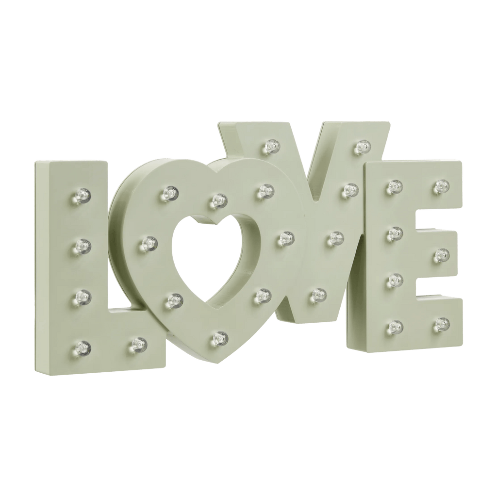 LED Love Typo