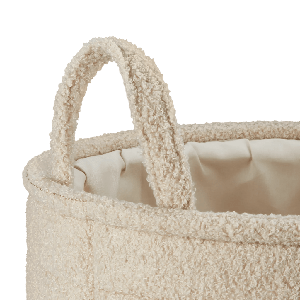 Quilted Boucle Hamper