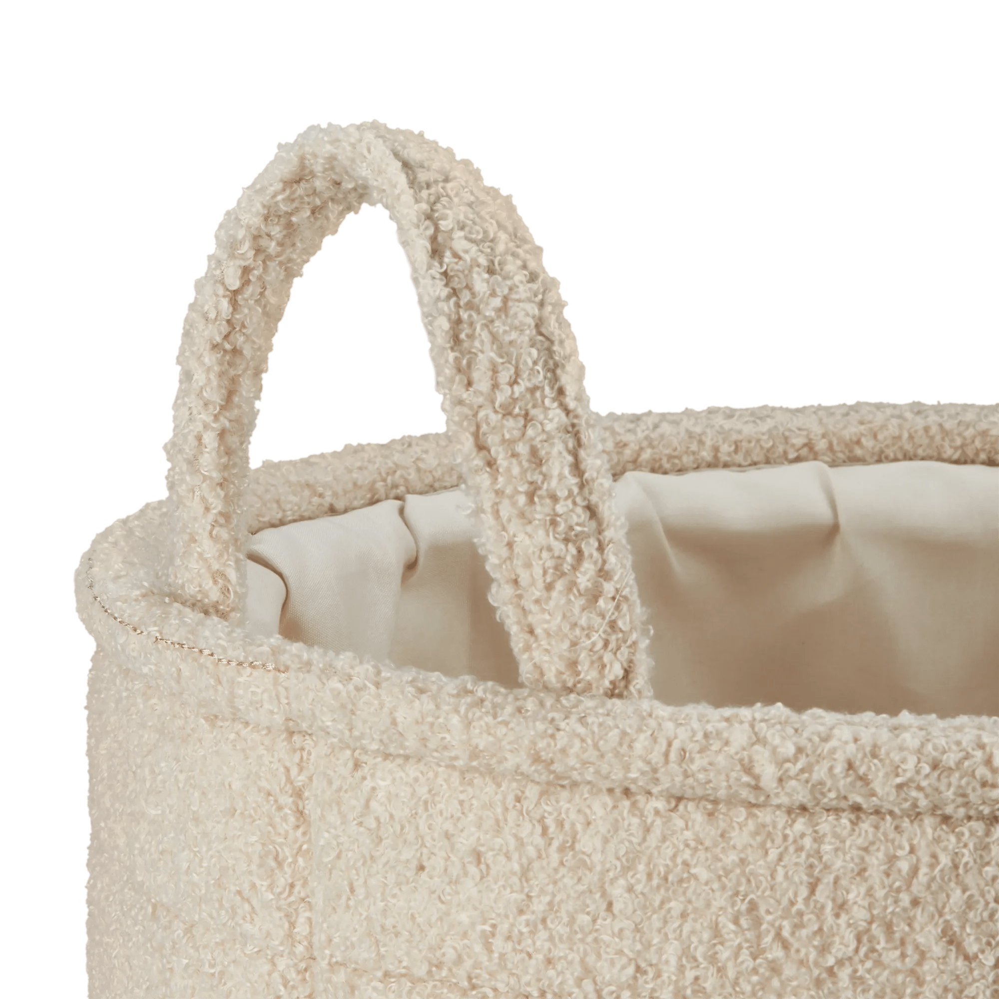 Quilted Boucle Hamper