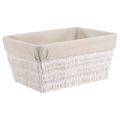 Basket With Linen Lining