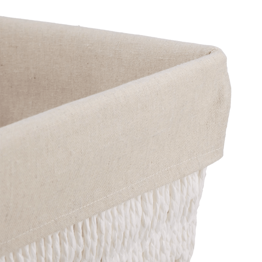 Basket With Linen Lining