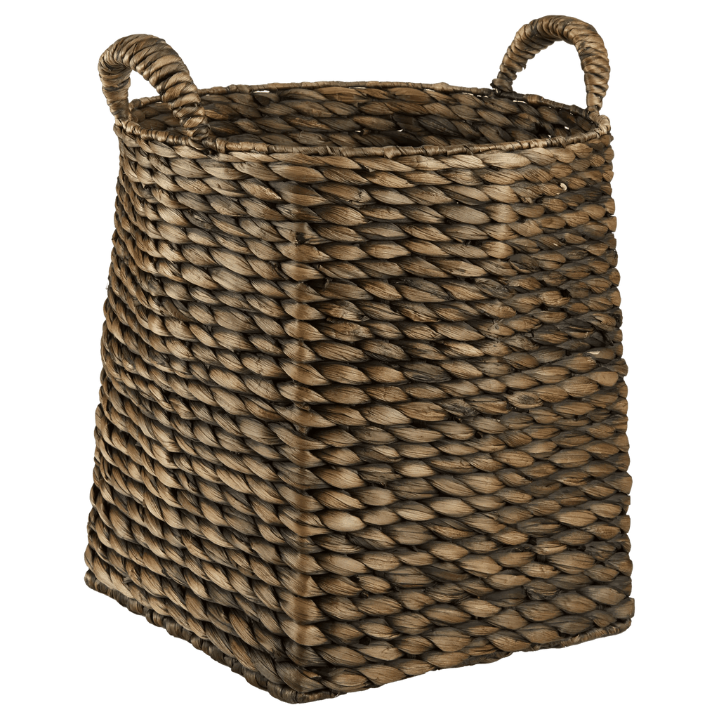 Water Hyacinth Brown Basket