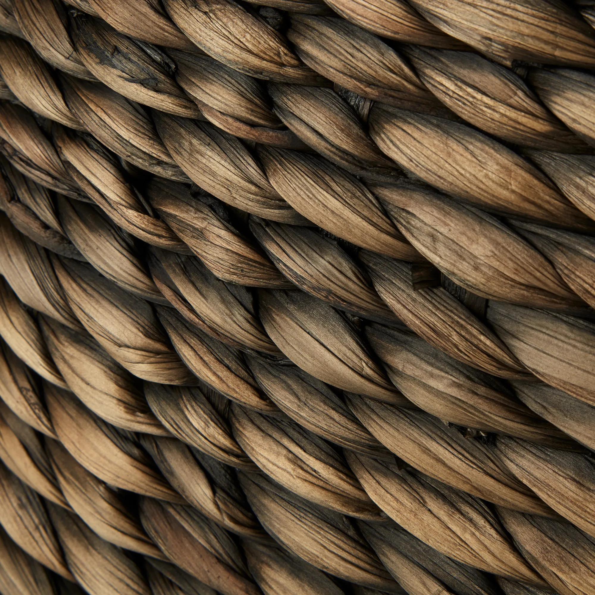 Water Hyacinth Brown Basket