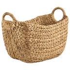 Water Hyacinth Basket with Handles