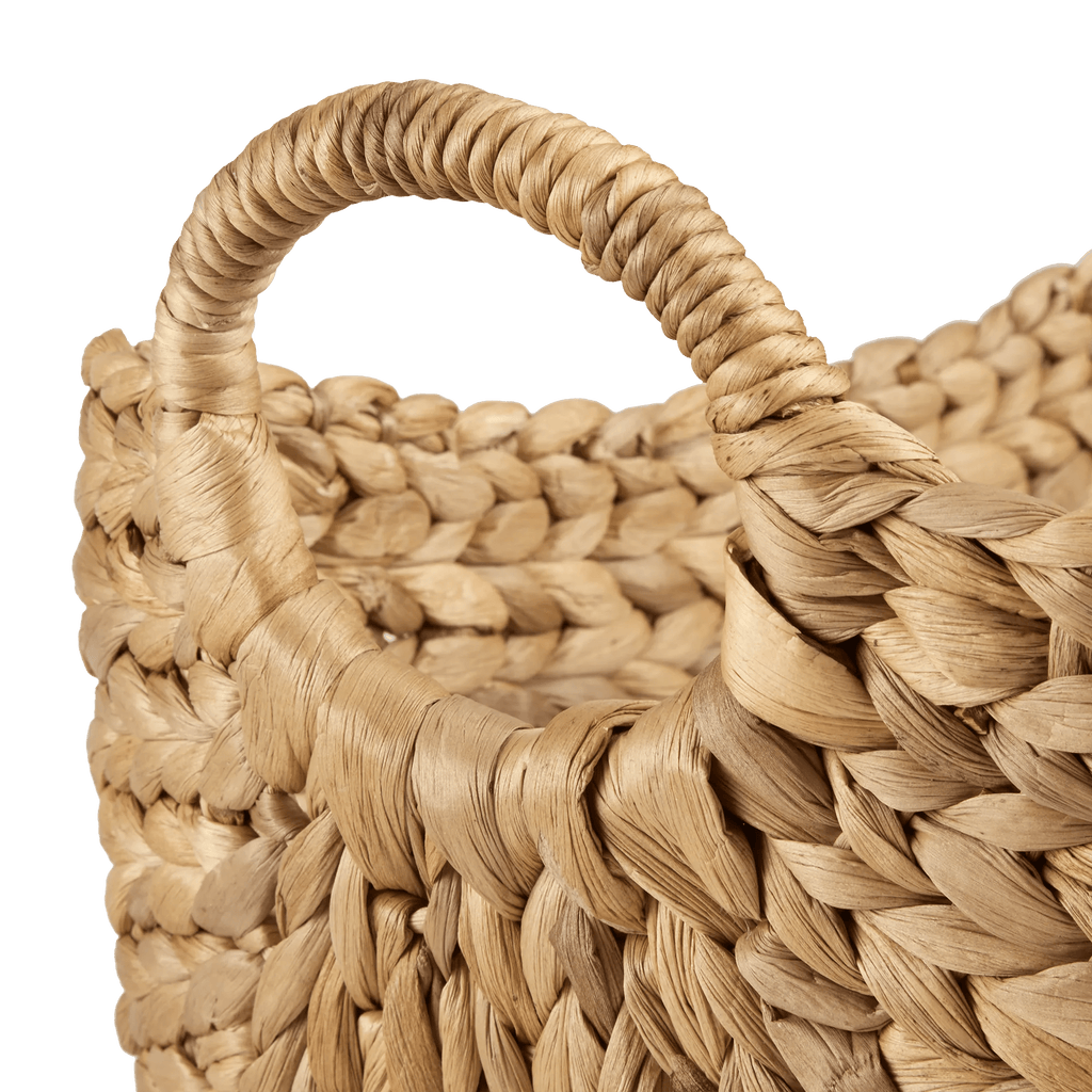Water Hyacinth Basket with Handles