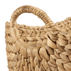 Water Hyacinth Basket with Handles