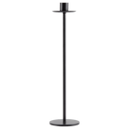 Tall Black Iron Taper Candle Holder
