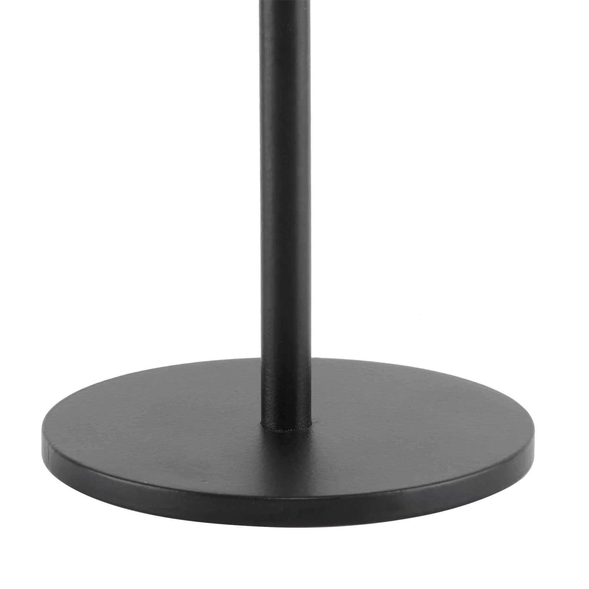 Tall Black Iron Taper Candle Holder