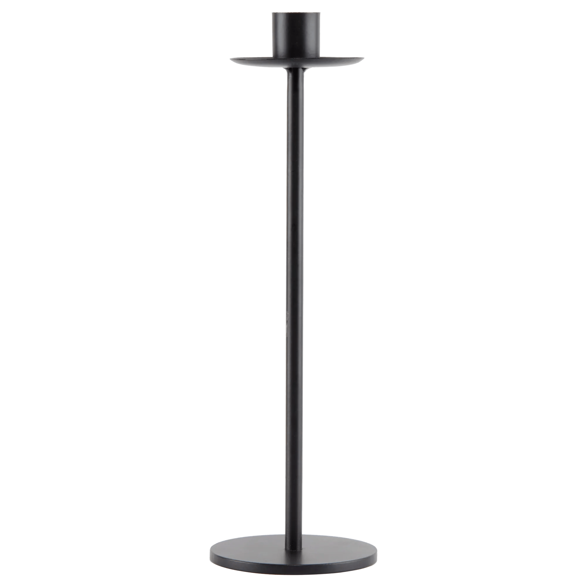 Medium Black Iron Taper Candle Holder