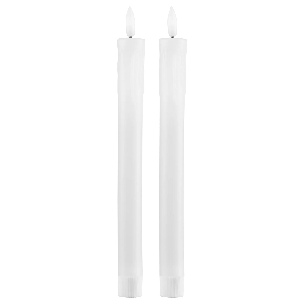Set of 2 Flameless Taper Candles