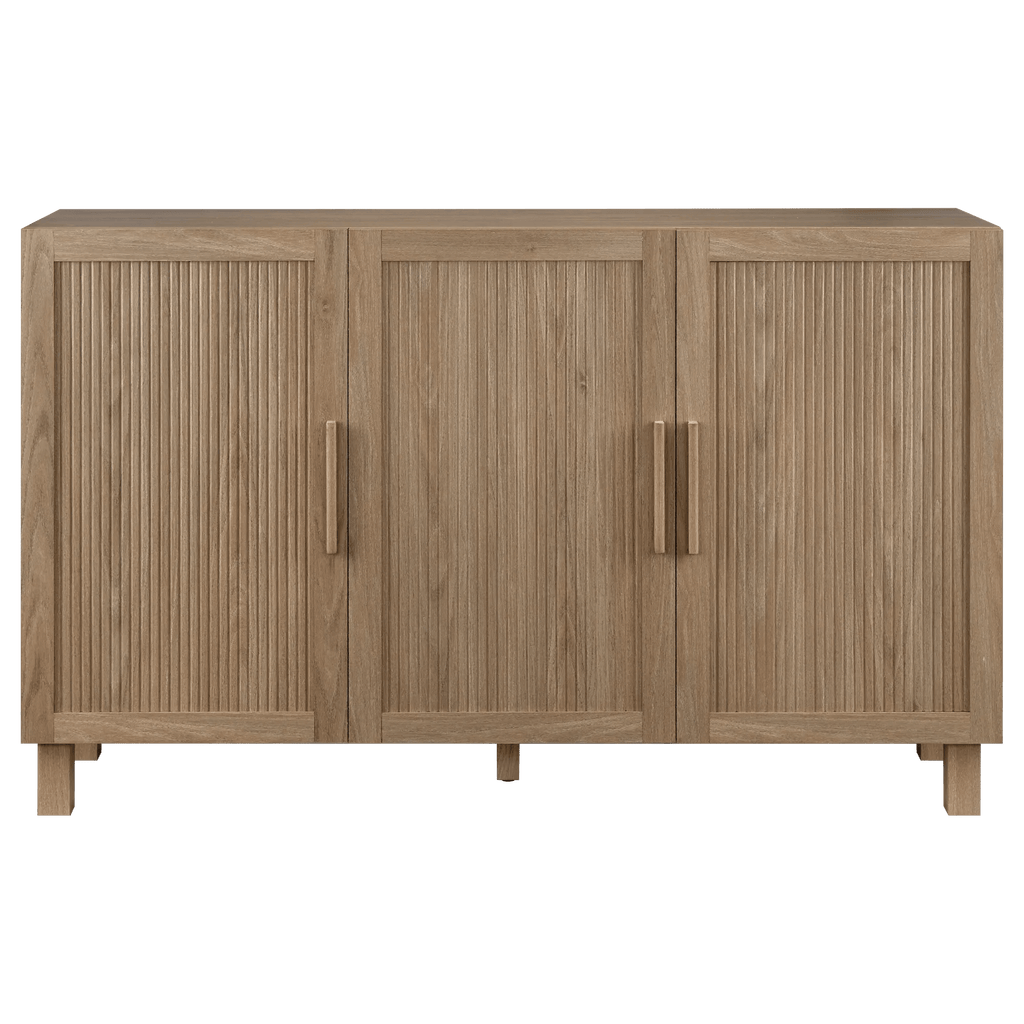 3 Door Wood Veneer Buffet