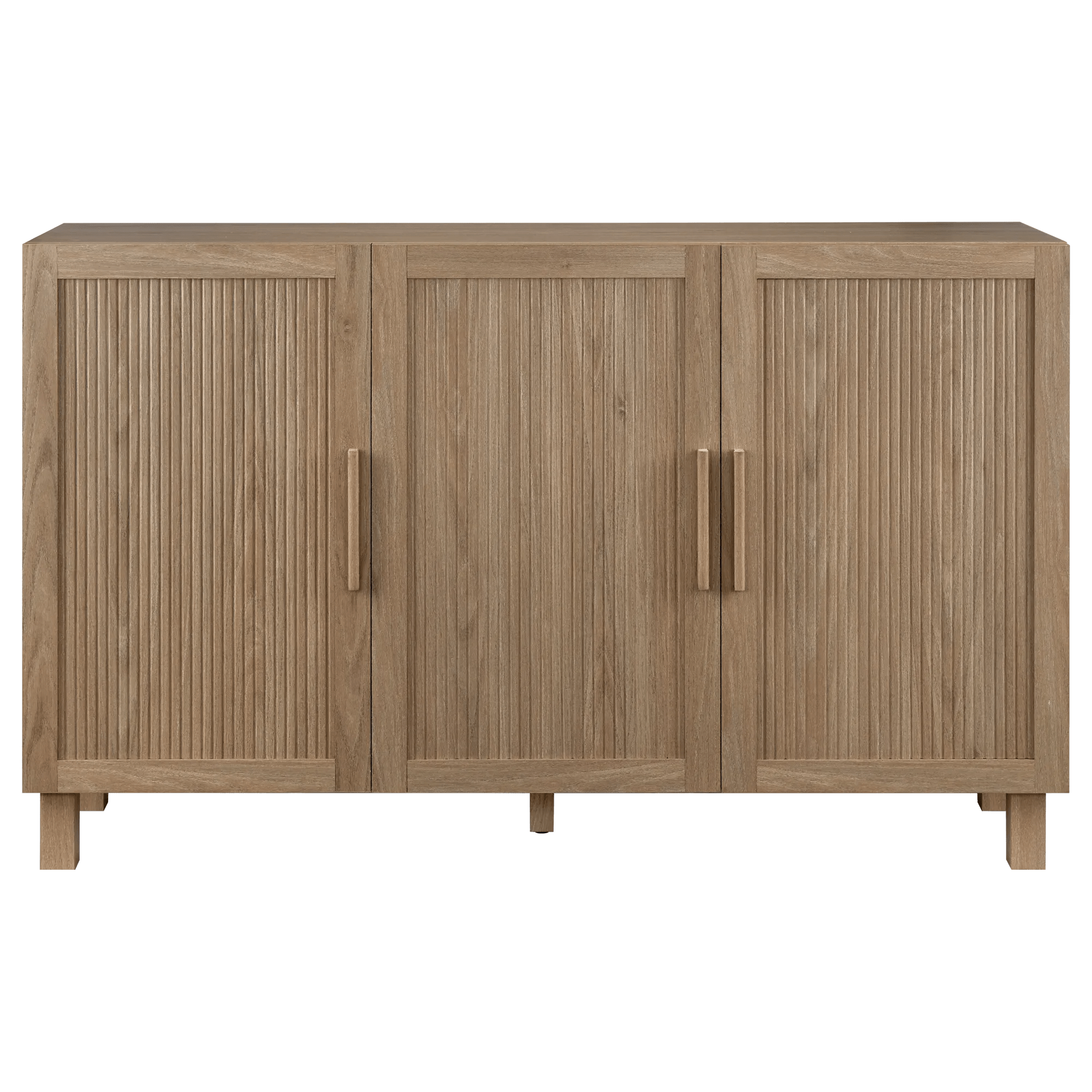 3 Door Wood Veneer Buffet