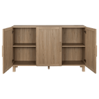 3 Door Wood Veneer Buffet