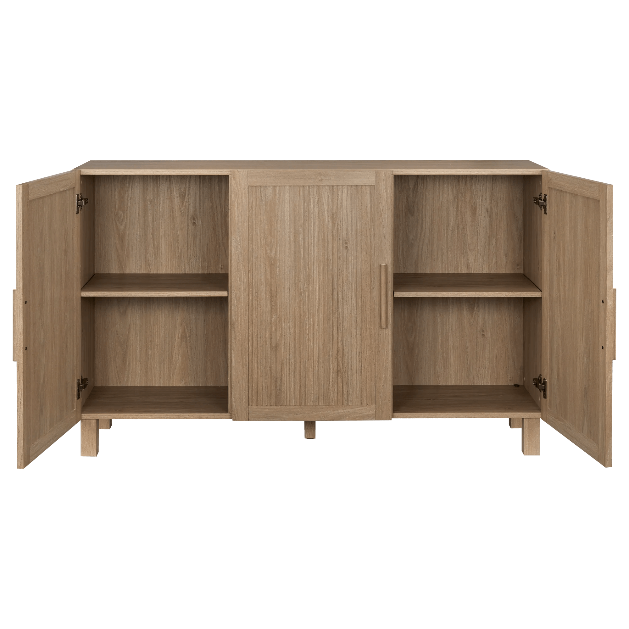 3 Door Wood Veneer Buffet