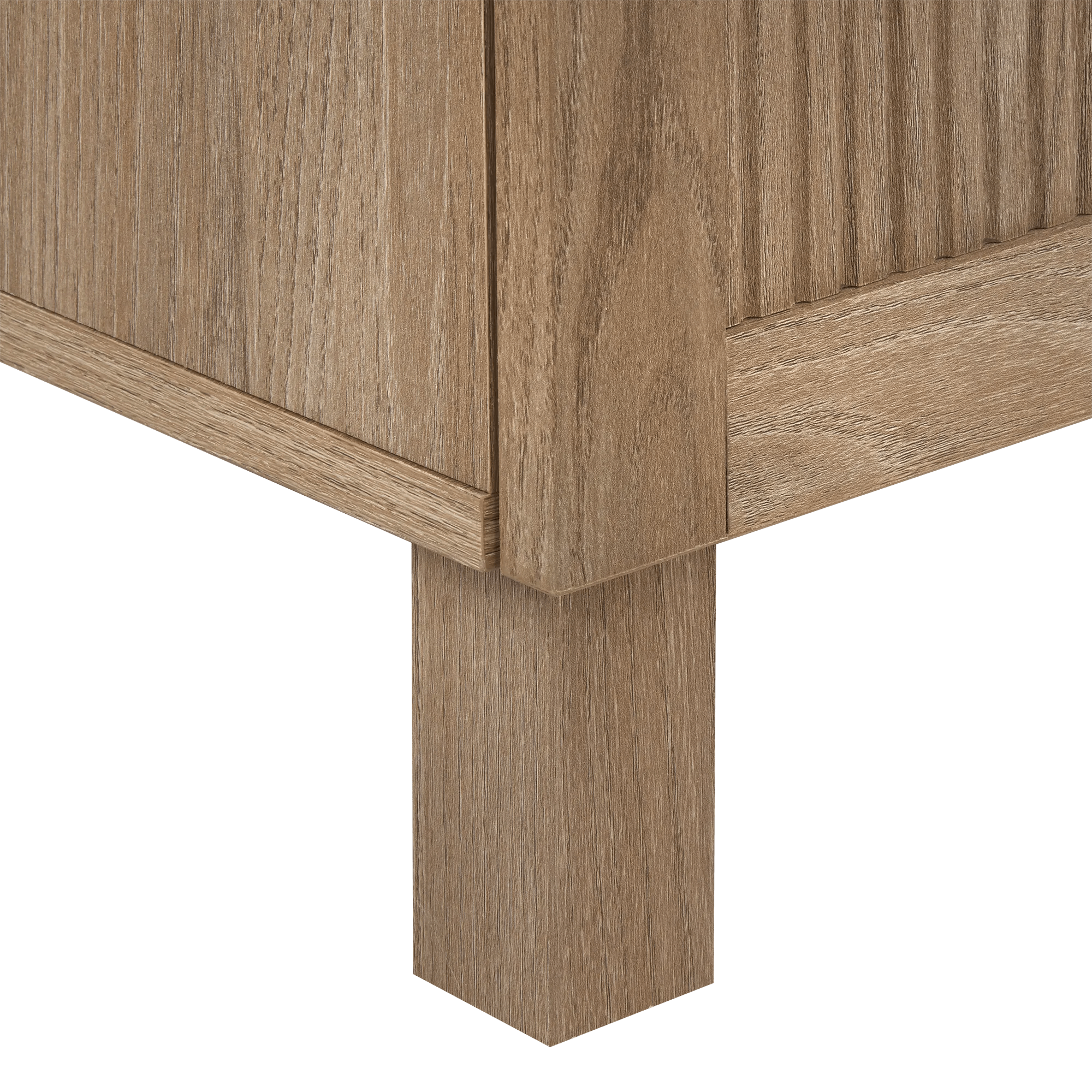 3 Door Wood Veneer Buffet