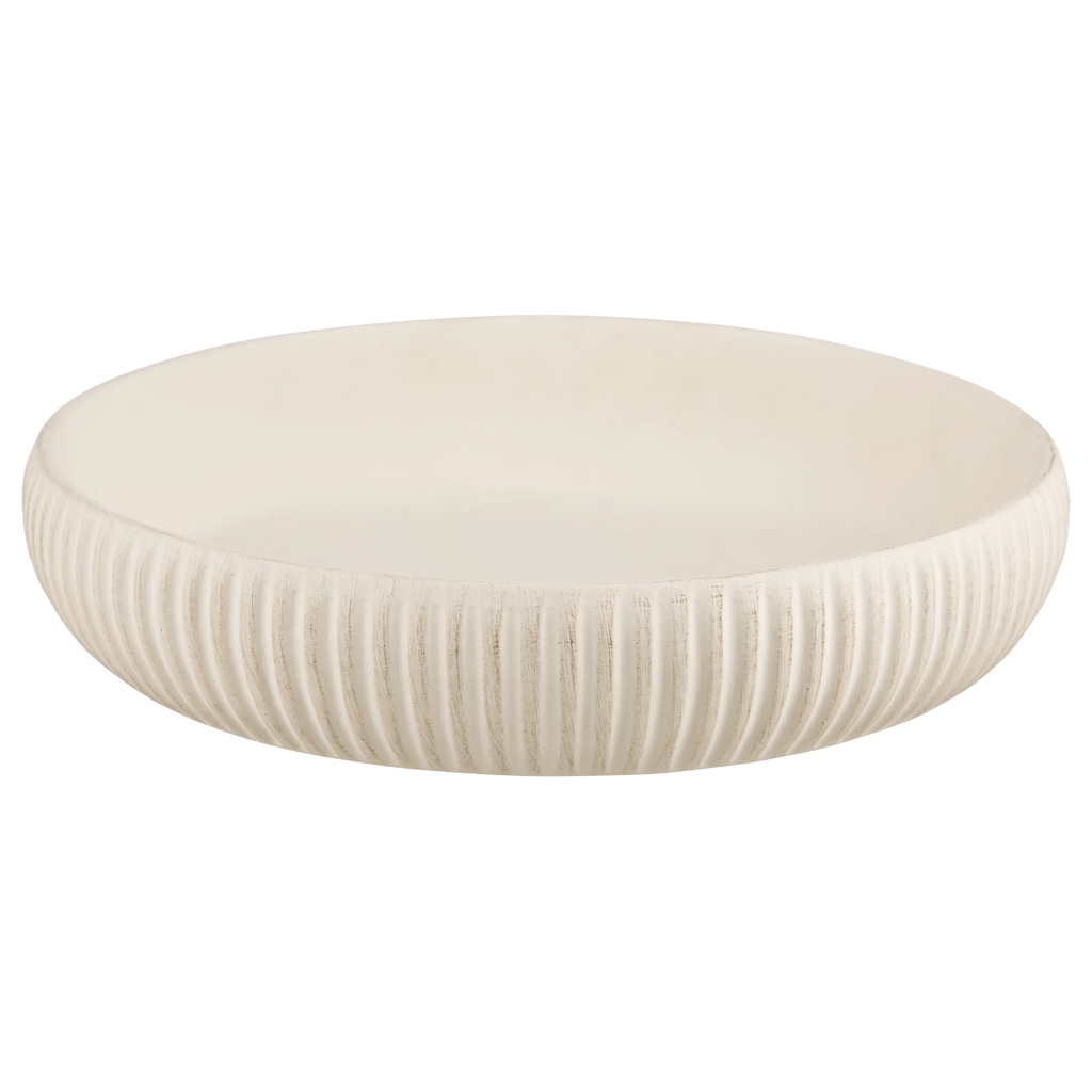 Ribbed Ceramic Bowl