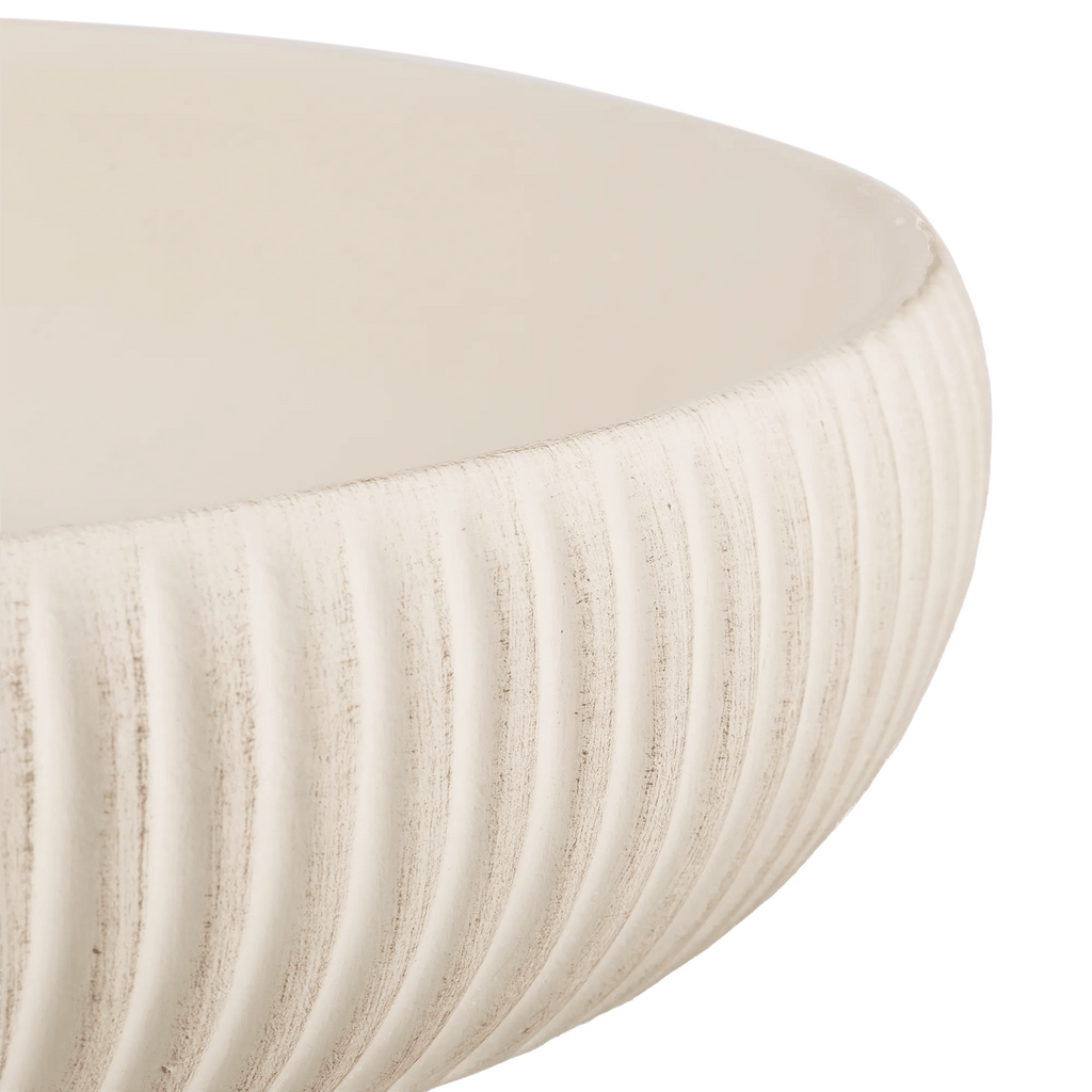 Ribbed Ceramic Bowl