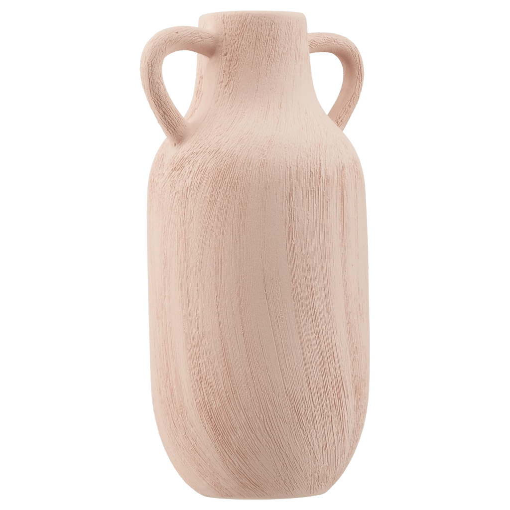 Ceramic Red Vase with Handles