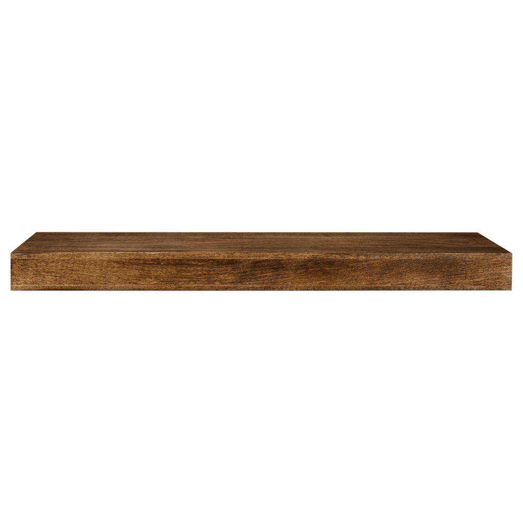Long Mango Wood Floating Shelf