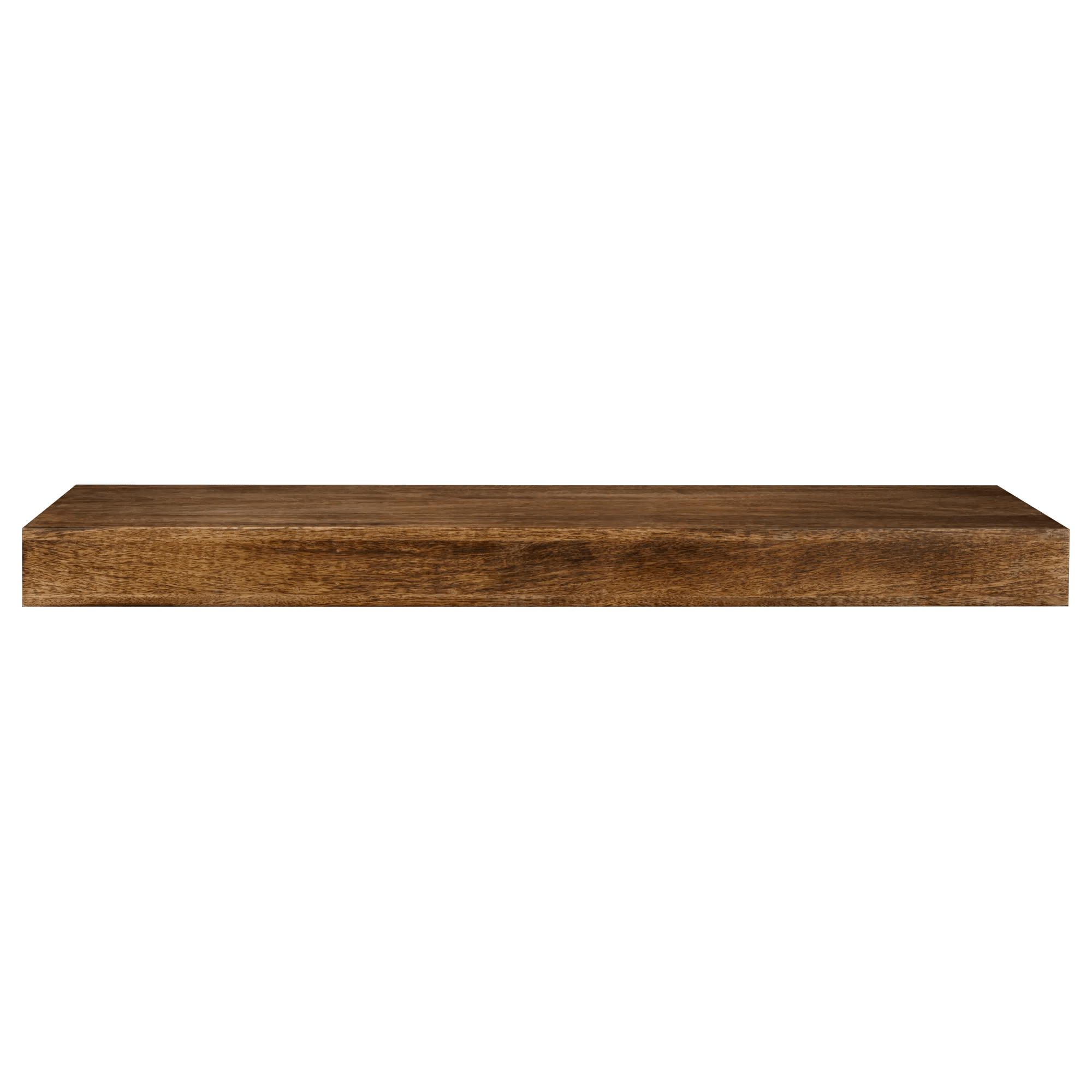 Long Mango Wood Floating Shelf