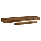 Long Mango Wood Floating Shelf